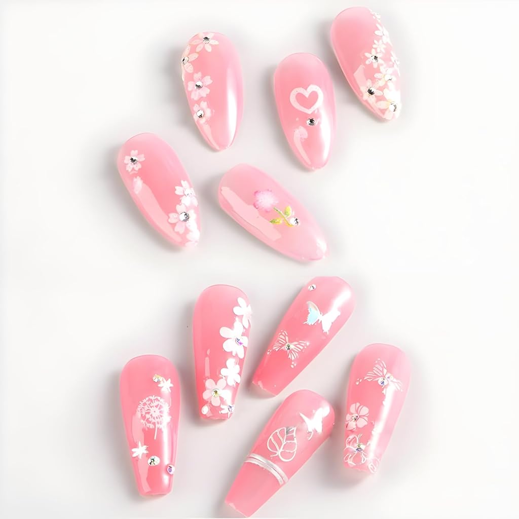 MAYCREATE® 30 Sheet Mini Flower Nail Decal Stickers Self-Adhesive Nail Art Decal Stickers Decorative Nail Decals Little White Flower French Nail Decals Craft Charm Stickers MAYCREATE® 30 Sheet Mini Flower Nail Decal Stickers Self-Adhesive Nail Art Decal Stickers Decorative Nail Decals Little White Flower French Nail Decals Craft Charm Stickers